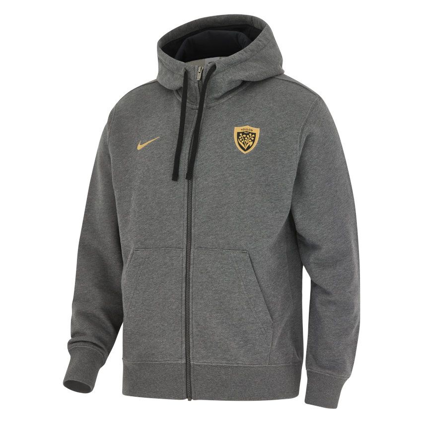 Felpa con Cappuccio RC Toulon Grigia Coppa Europa 2024/2025 - Nike