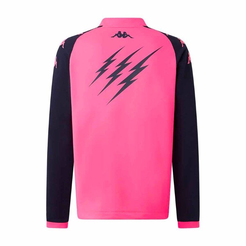 Felpa Rugby 1/4 Zip Muzira Stade Français Rosa 2025/2026 - Kappa