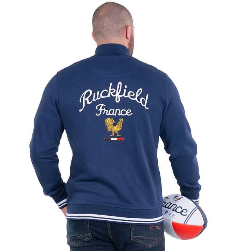 Felpa Rugby Francia Blu Navy - Ruckfield