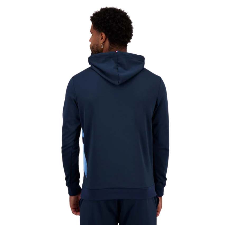 Sweat à capuche rugby présentation Aviron Bayonnais Bleu Marine-Le Coq Sportif