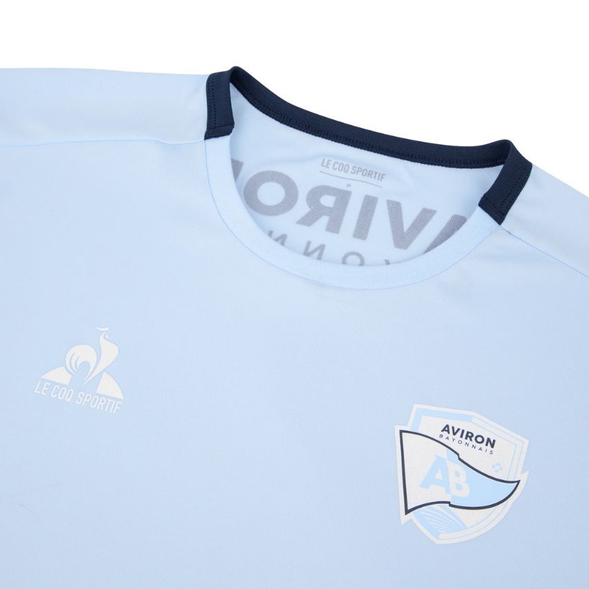 T-shirt da rugby allenamento Aviron Bayonnais – Le Coq Sportif