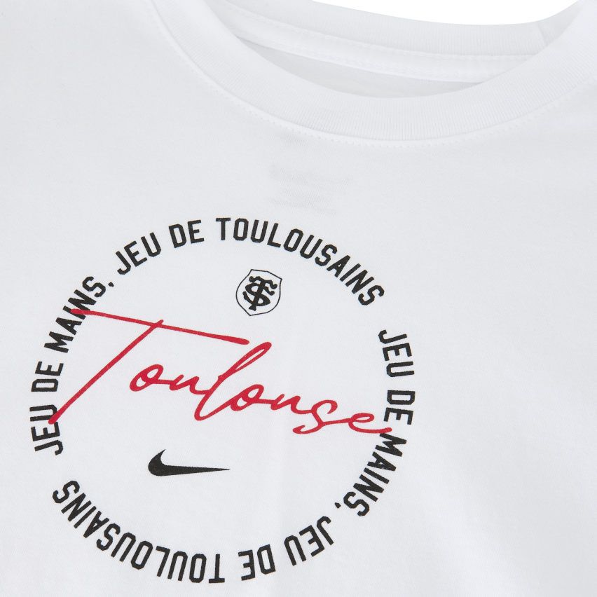 Maglietta Rugby Bambino Stade Toulousain 2024/2025 Graphic Tee - Nike