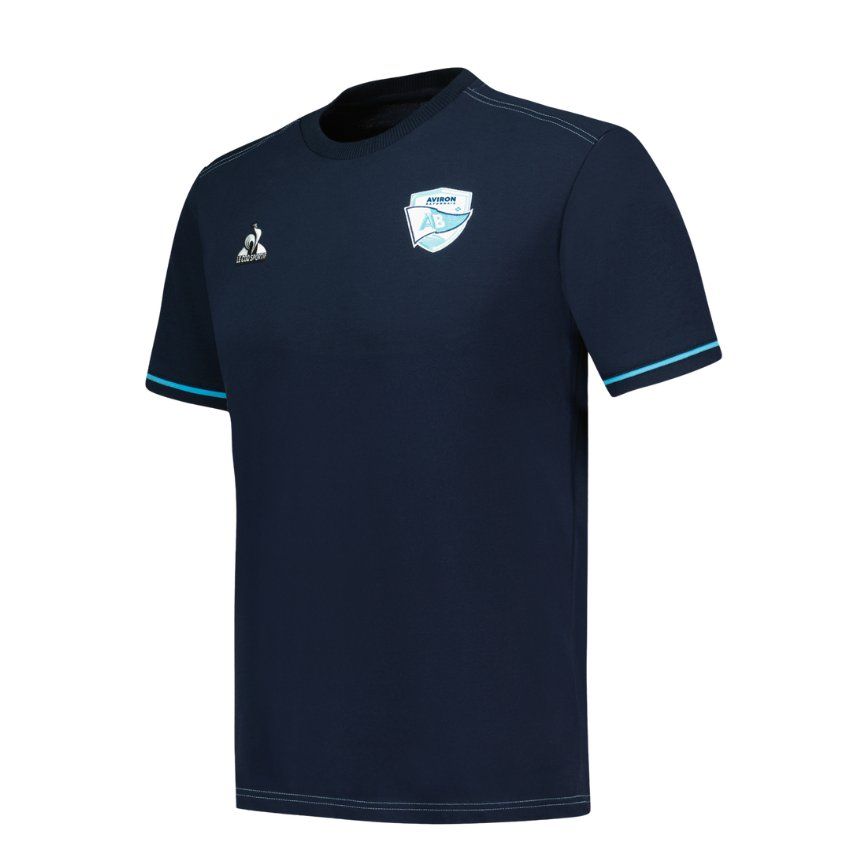 T-shirt da rugby Aviron Bayonnais Prestige blu navy – Le Coq Sportif