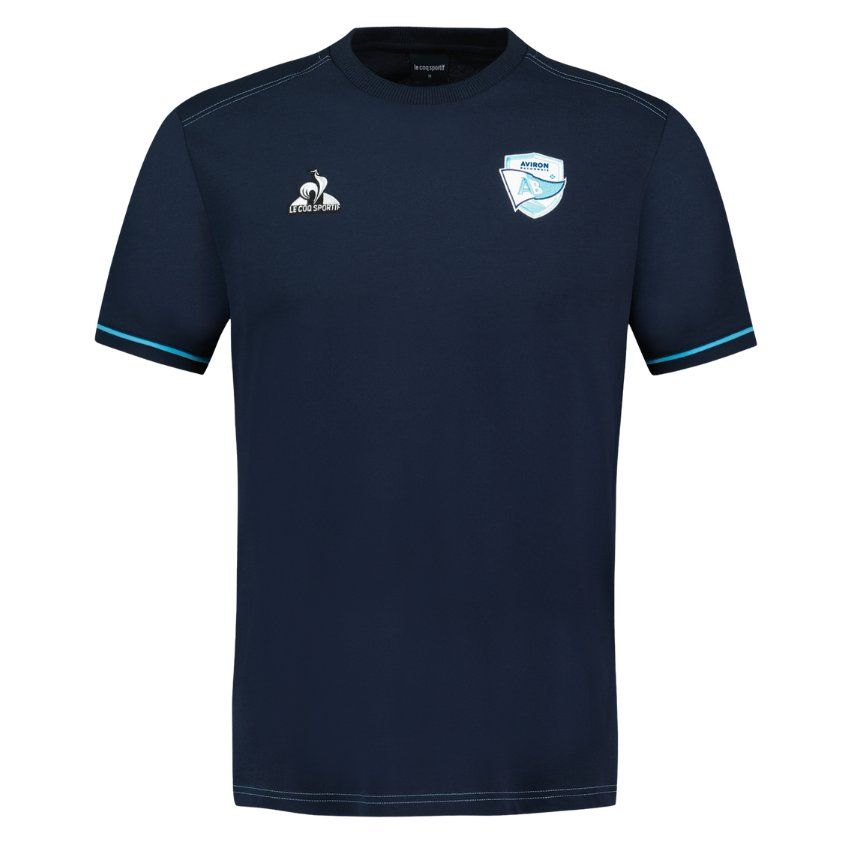 T-shirt da rugby Aviron Bayonnais Prestige blu navy – Le Coq Sportif