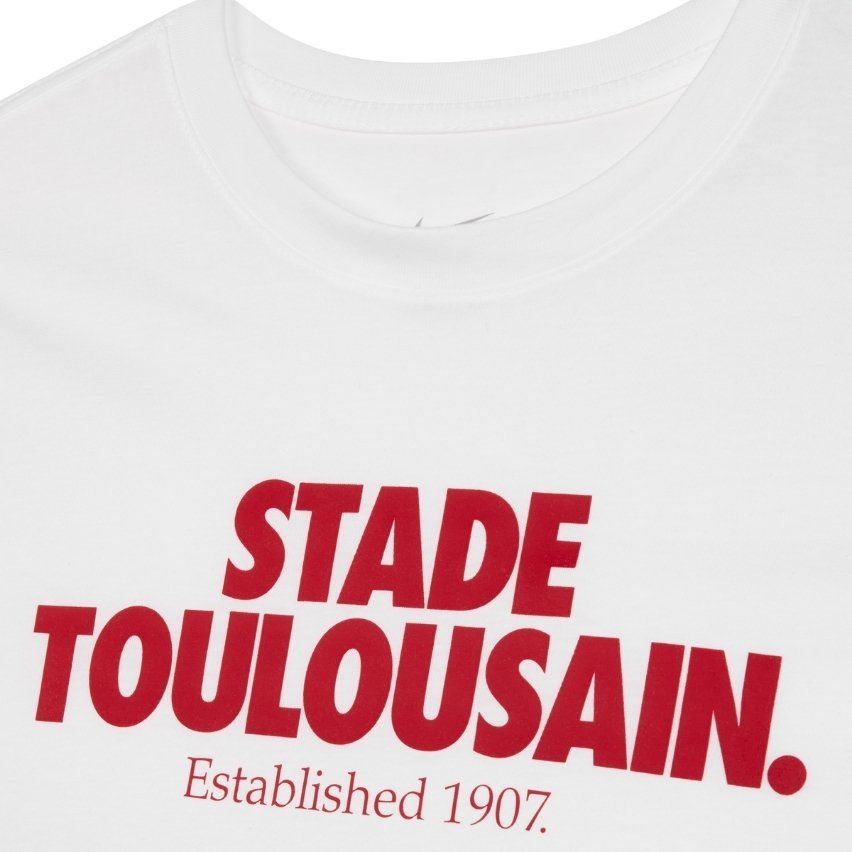T-shirt grafica bianca Stade Toulousain - Nike