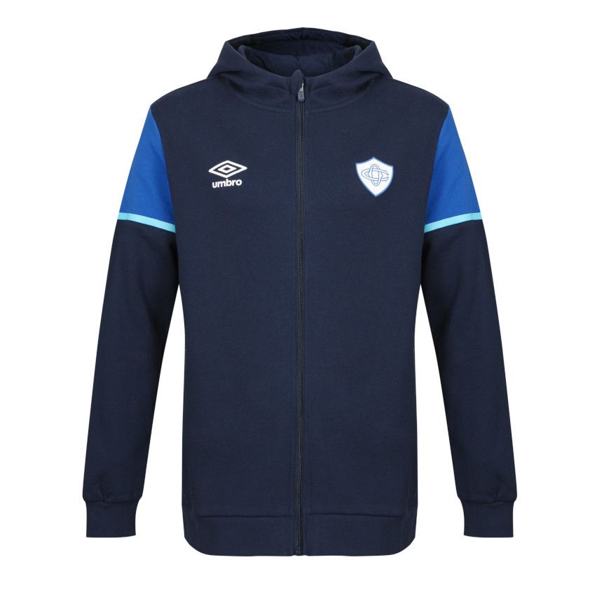 Felpa con Zip Rugby Blu Marino Prt Fz Hd Umbro