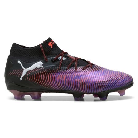 Scarpe da Rugby Future 8 Ultimate FG Tacchetti Stampati Terreno Asciutto Viola/Nero/Arancione - Puma