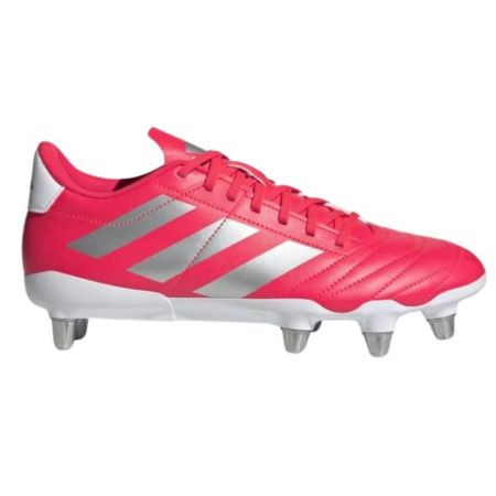Scarpe da Rugby Kakari (SG) Tacchetti Avvitabili Terreno Morbido Rosa - Adidas
