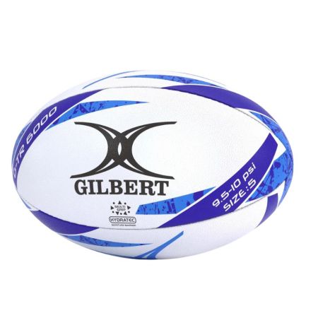 Pallone rugby allenamento Gilbert G-TR6000 blu taglia 5