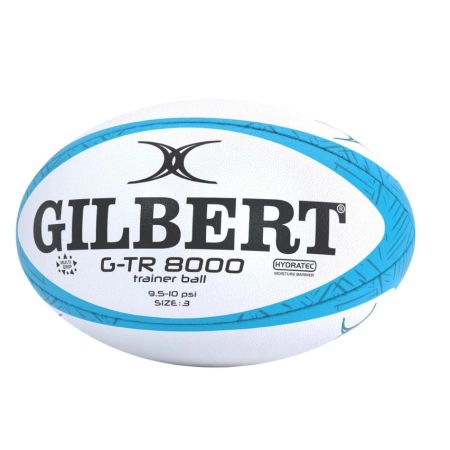 Pallone rugby Gilbert G-TR8000 taglia 3 cielo allenamento