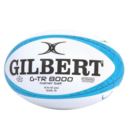 Pallone rugby Gilbert G-TR8000 cielo taglia 5