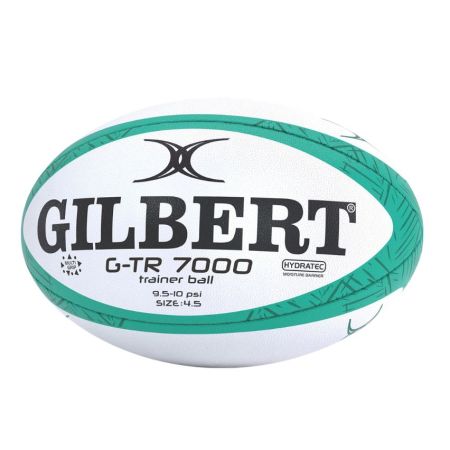 Pallone rugby Gilbert G-TR7000 verde misura 4.5 allenamento