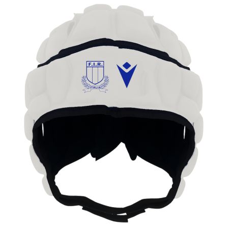 Casco Rugby Italia Bianco - Macron