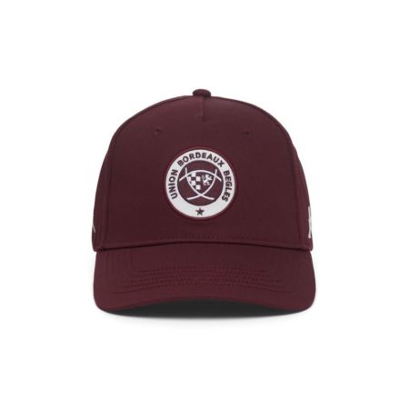 Berretto rugby Goety Red Zinfandel Kappa vista anteriore ricamo Omini