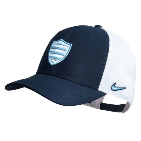 Berretto trucker Racing 92 Nike blu navy logo ricamato vista frontale