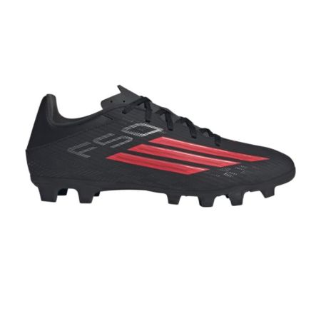 Scarpe Rugby F50 Club Tacchetti Stampati Terreno Morbido/Multi-superficie Nero/Rosso - Adidas