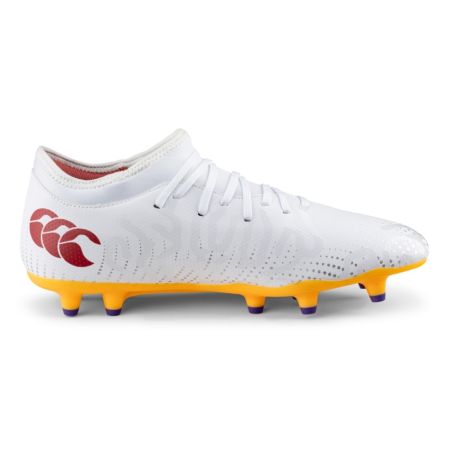 Scarpa rugby Canterbury Speed Infinite Team FG bianca tacchetti stampati