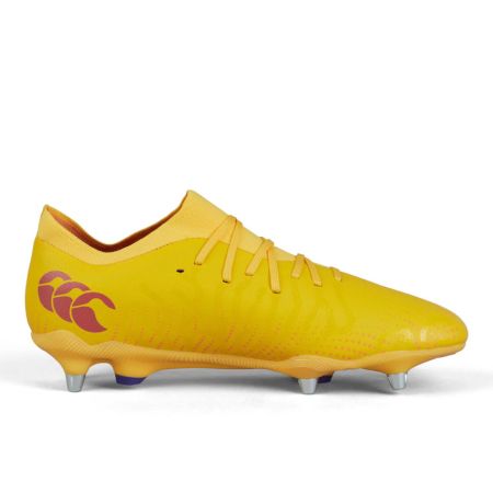 Scarpe da Rugby Speed Infinite Pro SG Tacchetti Ibridi Tutto Terreno Giallo/Arancione - Canterbury