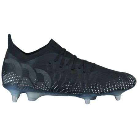 Scarpe da Rugby Speed Infinite Elite SG Tacchetti Ibridi Tutto Terreno Nero/Argento - Canterbury