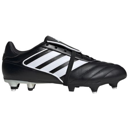 Scarpa rugby Adidas Copa Gloro 2 SG pelle nera vista laterale