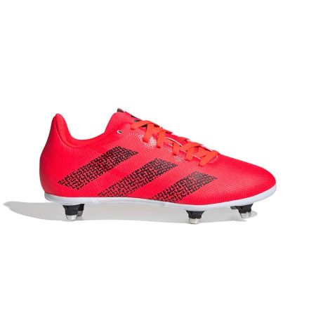 Scarpa da rugby Junior SG con Tacchetti Terreno Morbido Rosso - Adidas