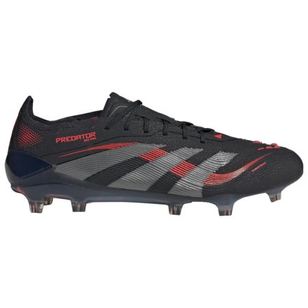 Scarpe da Rugby Predator Elite FG Tacchetti Stampati Terreno Asciutto Nero - Adidas