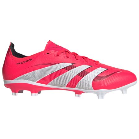 Scarpe da Rugby Predator League FG Tacchetti Stampati Terreno Asciutto Rosso/Bianco - Adidas