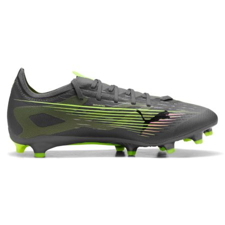 Scarpe da Rugby ULTRA 5 MATCH FG/AG Tacchetti Moulded Terreno Secco Grigio/Verde - Puma