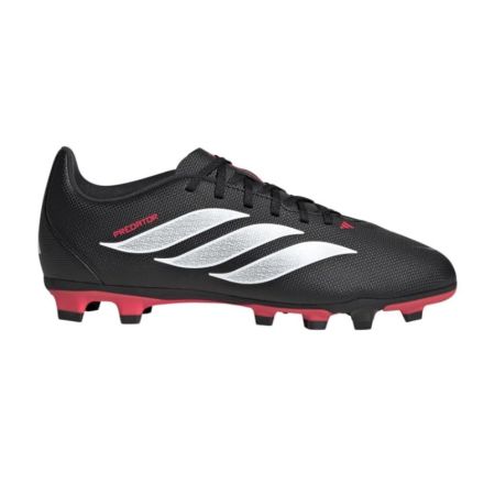 Scarpe Rugby Bambino Predator Club Tacchetti Stampati Nero/Rosso - Adidas