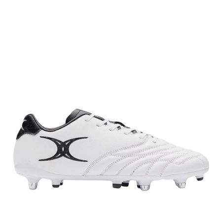 Tacchetti rugby Gilbert Sidestep Icon 6S bianco adulto