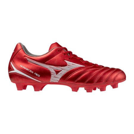 Scarpe da rugby Monarcida Neo III Select con tacchetti stampati, rosse - Mizuno