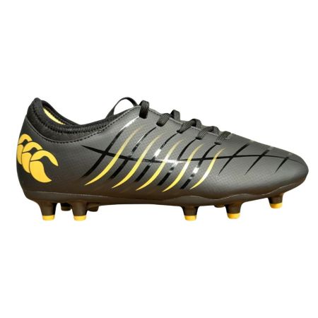Scarpe da Rugby Phoenix 2.0 Team FG con Tacchetti Fissi Terreno Compatto Nero - Canterbury