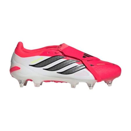 Scarpe Rugby Predator Pro Rosse Tacchetti Avvitati Terreno Morbido - Adidas