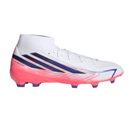 Stivali da rugby adidas F50 Hyperfast League Mid FG bianchi