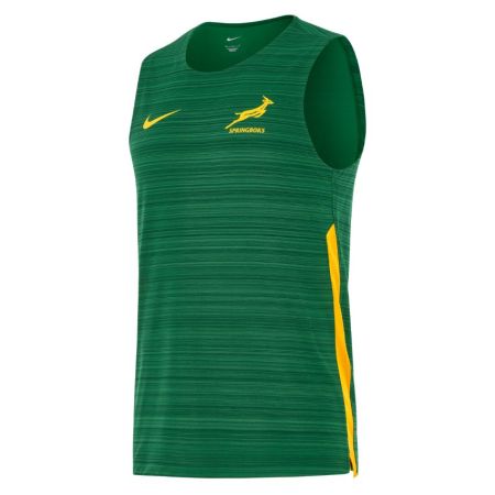 Canottiera Nike Springboks verde Gorge Green vista frontale