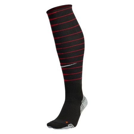 Calzini rugby Stade Toulousain Nike neri righe rosse taglio alto