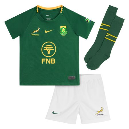 Kit completo Nike Springboks bambini verde e oro