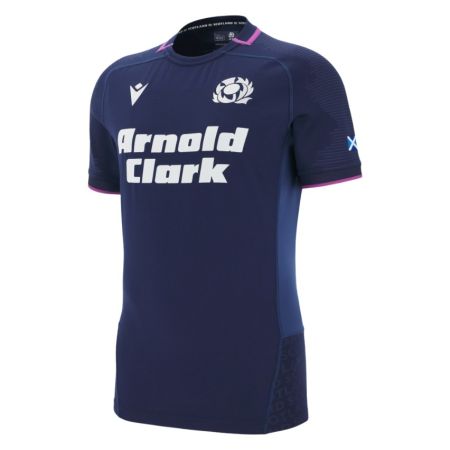 Maglia Rugby bambino Scozia Casa Blu Navy 2025/2026 - Macron

