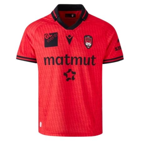 Maglia rugby LOU Lyon junior trasferta bianca rossa Macron 2026/2027