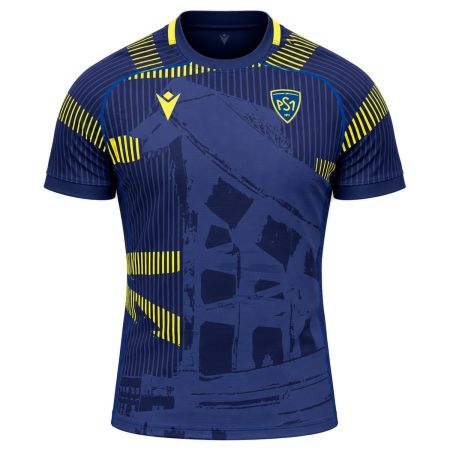 Maglia rugby allenamento blu navy Macron ASM Clermont 2026 2027