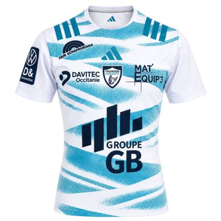 MAILLOT RUGBY COLOMIERS EXTERIEUR 2026-2027 - ADIDAS_TEK