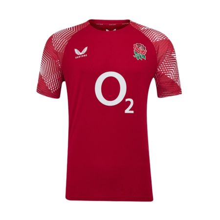 Maglia Pre-Partita Rugby Inghilterra 2025/2026 - Castore