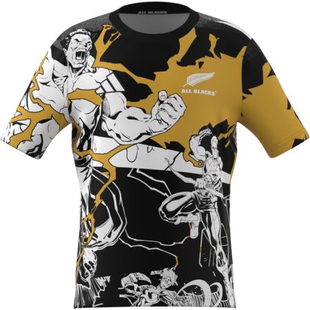 Maglia Bambini All Blacks Marvel Captains Run 2025/2026 - Adidas