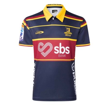 Maglia Rugby Bambino Highlanders Casa 2025/2026 - Classic