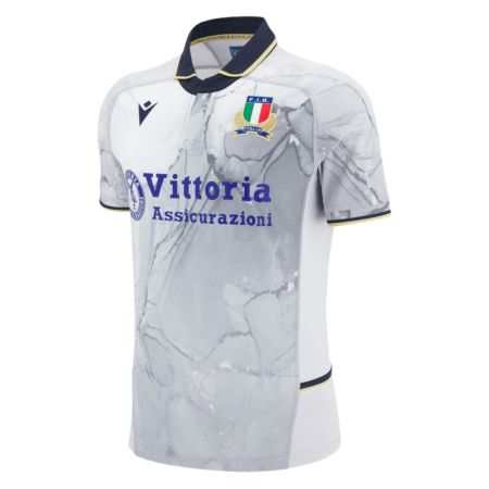 Maglia match trasferta Italia 2025/2026 Macron colletto polo
