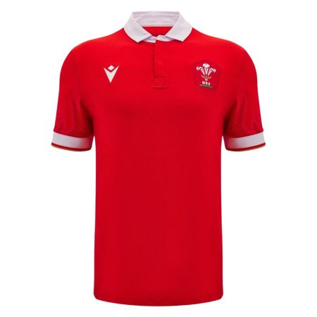 Maglia Rugby Galles Cotone Casa 2024/2025 - Macron