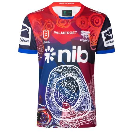 Maglia Replica Rugby Indigenous Newcastle Knights 2025/2026 - Classic Sportswear