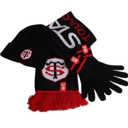 Set Invernale Sciarpa Cappello e Guanti Stade Toulousain - Stade Toulousain