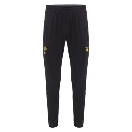 Pantaloni da Allenamento Rugby Paese del Galles Neri - Macron
