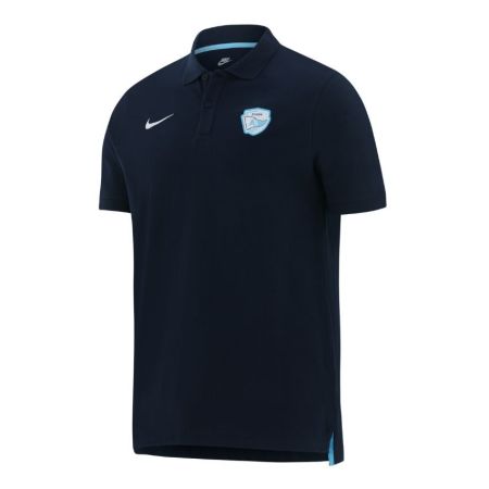 Polo Piqué Rugby Aviron Bayonnais Nike Blu Marino